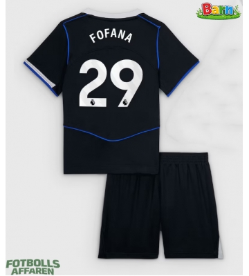 Chelsea Wesley Fofana #29 Tredjeställ Barn 2025-26 Kortärmad (+ Korta byxor)